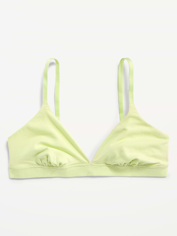 Everyday Cotton Triangle Bralette
