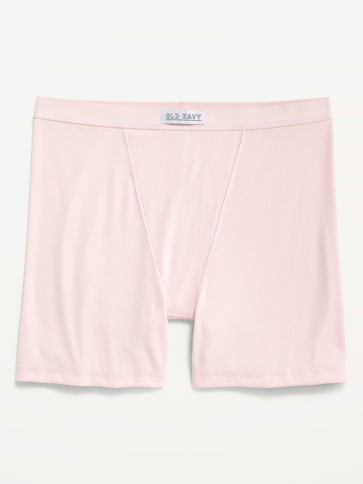 Image number 4 showing, High-Waisted Ribbed Boyshort Briefs -- 3-inch inseam