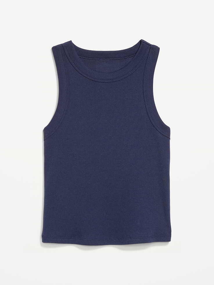 L'image numéro 4 présente Camisole courte moulante