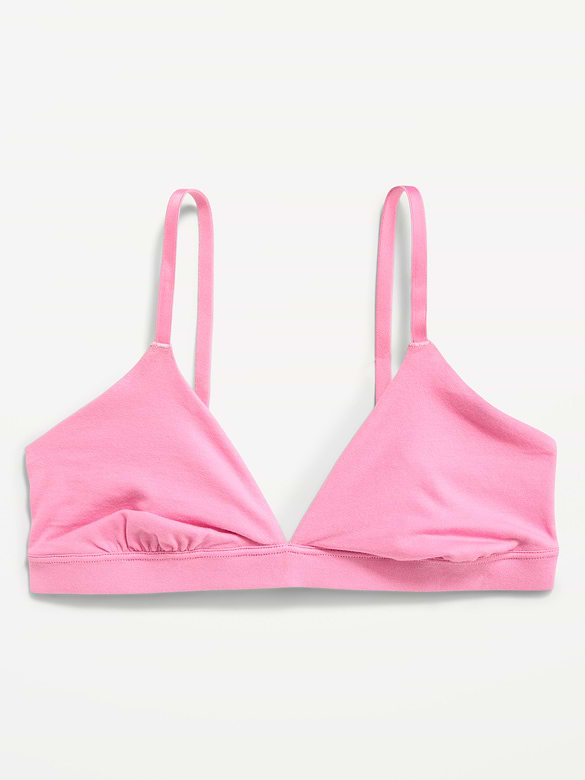 Everyday Cotton Triangle Bralette