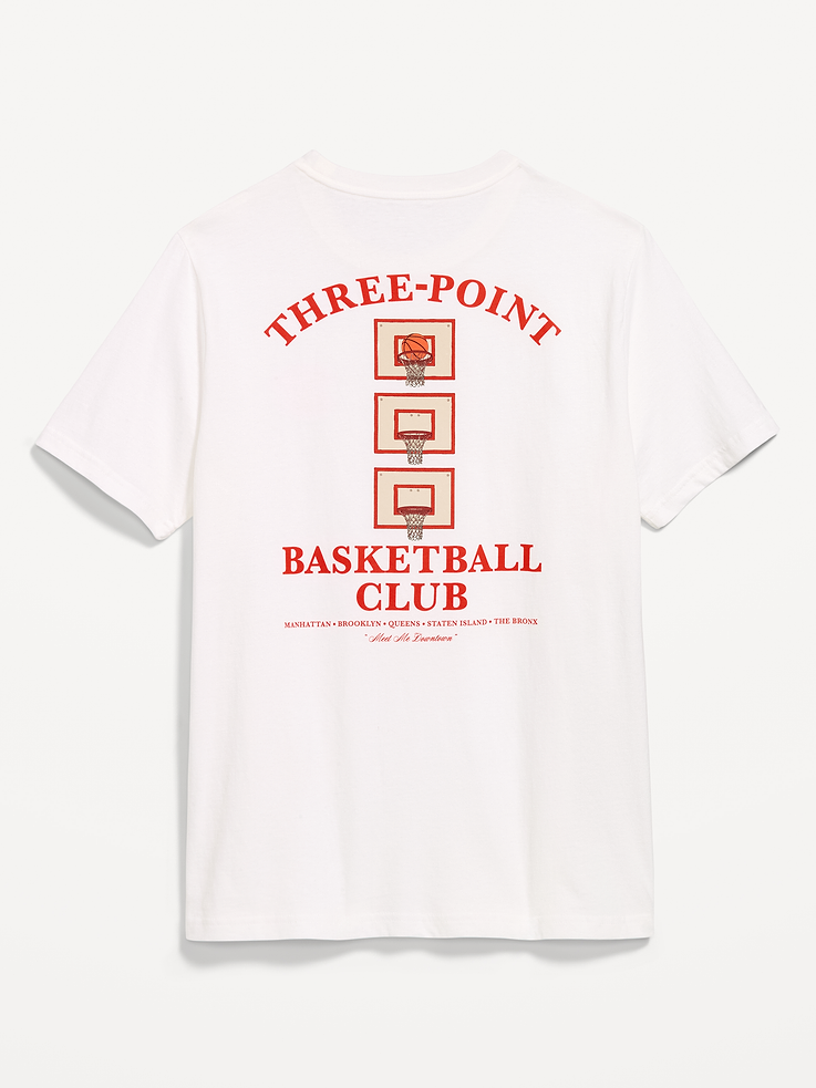 Image 2 of 2, Crew-Neck Graphic T-Shirt