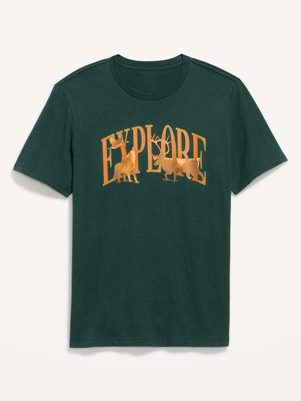 Crew-Neck Graphic T-Shirt