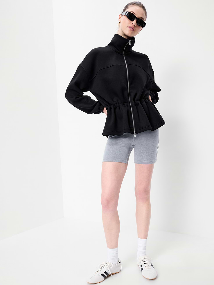 Image number 3 showing, Bounce Fleece Full-Zip Cinched Sweatshirt