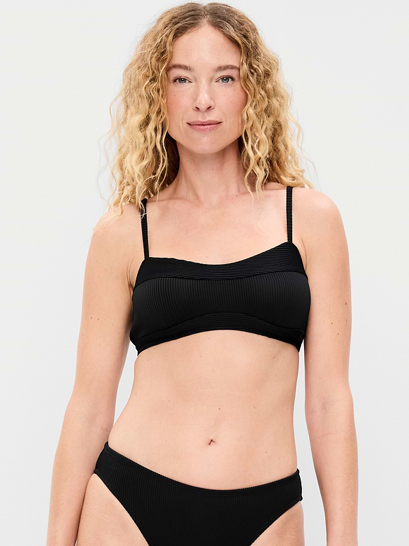 Ribbed Bra Bikini Swim Top