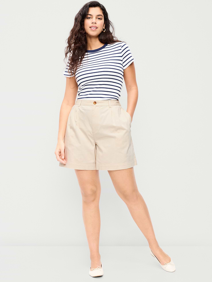 Image number 6 showing, High-Waisted OGC Chino Shorts -- 6-inch inseam