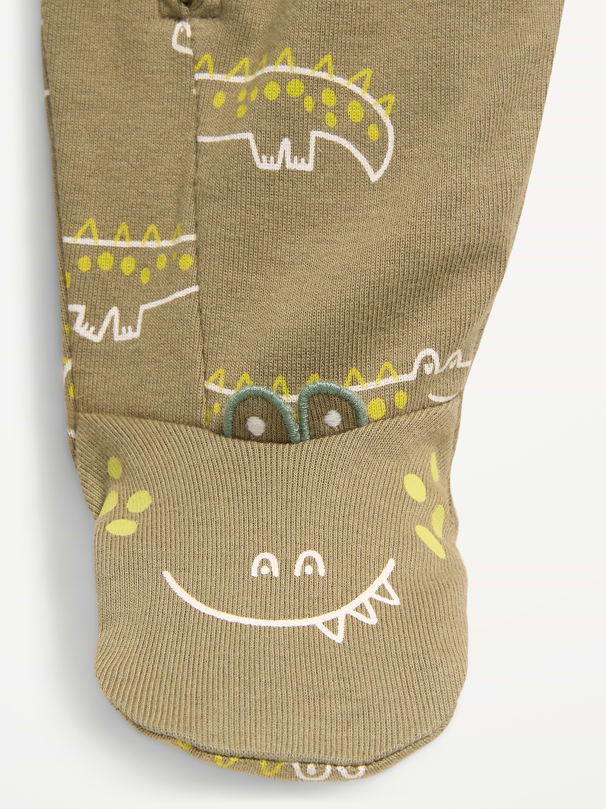 Image number 2 showing, 2-Way-Zip Sleep & Play Footed One-Piece for Baby
