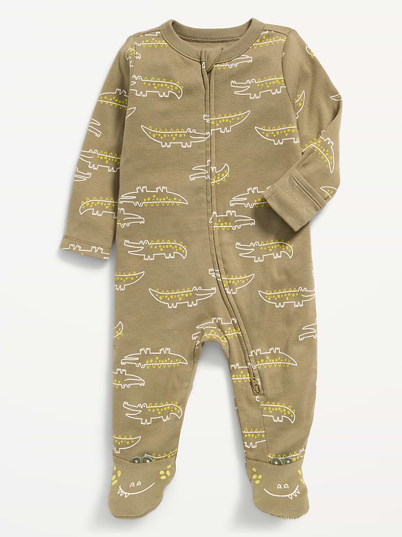2-Way-Zip Sleep & Play Footed One-Piece for Baby