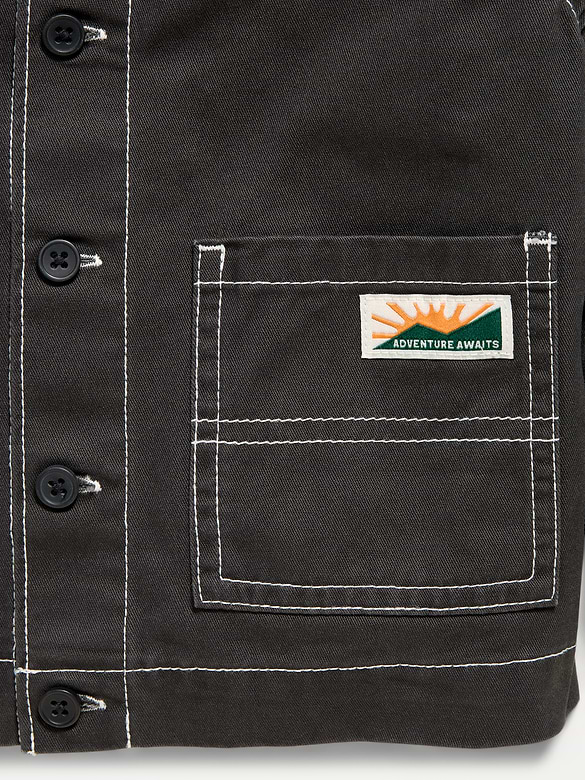 Washed Utility Jacket for Toddler Boys