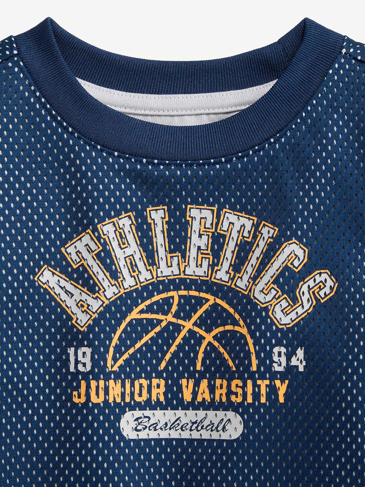 Image number 3 showing, Oversized 2-In-1 Mesh Long-Sleeve T-Shirt for Toddler Boys