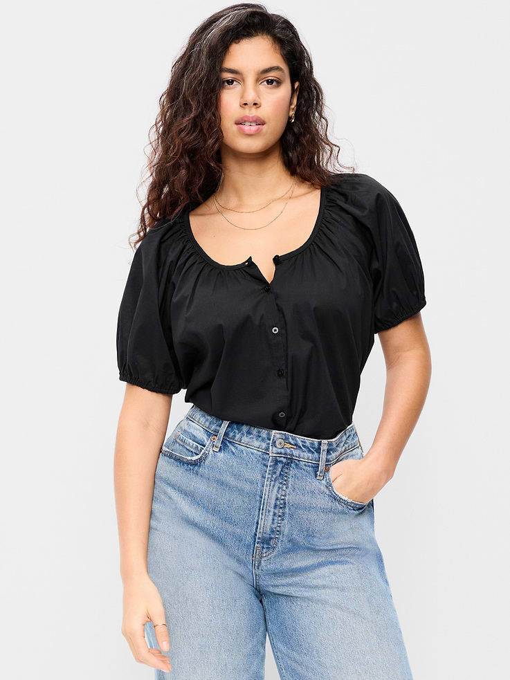 Image number 5 showing, Airy Button-Down Top