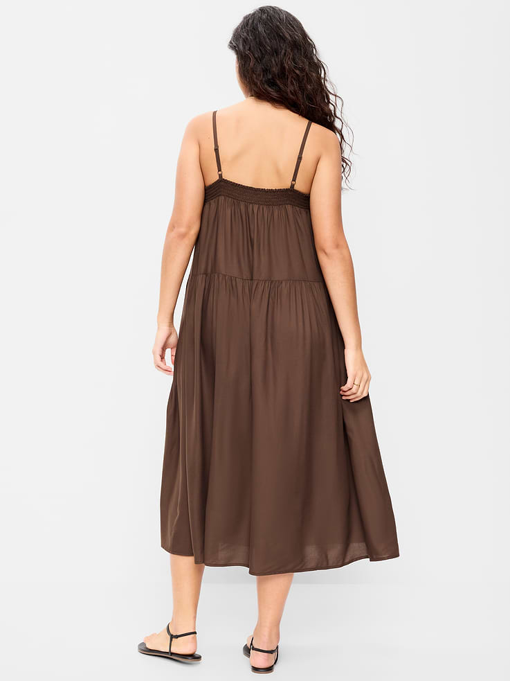 Image 8 of 10, Airy Smocked Maxi Dress