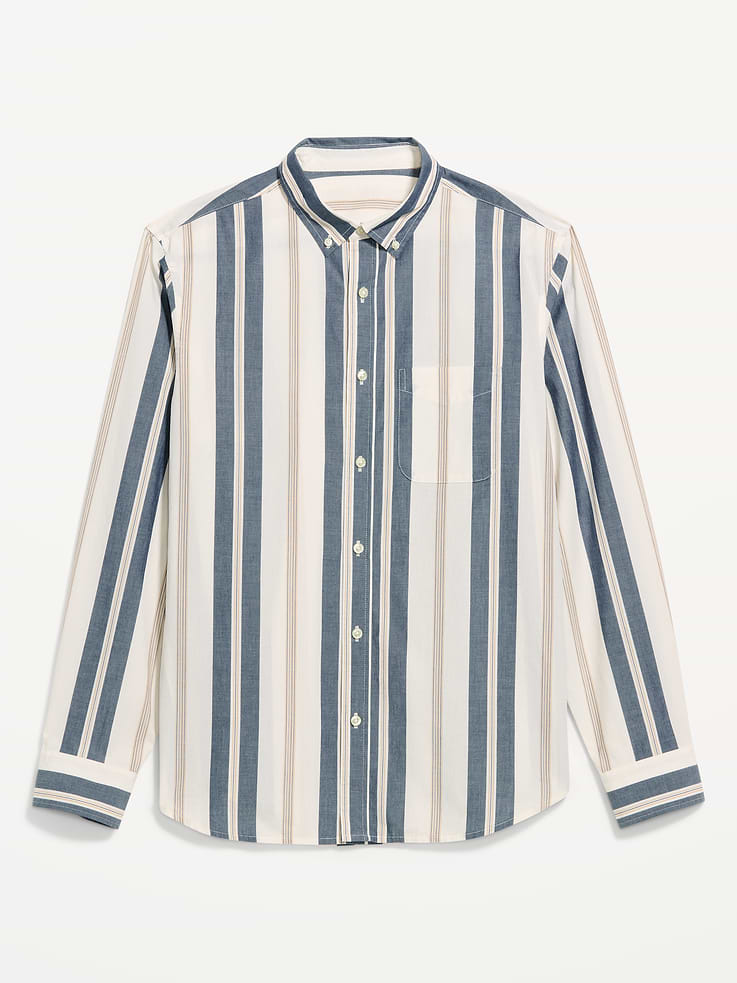 Image number 1 showing, Classic Fit Everyday Striped Poplin Shirt