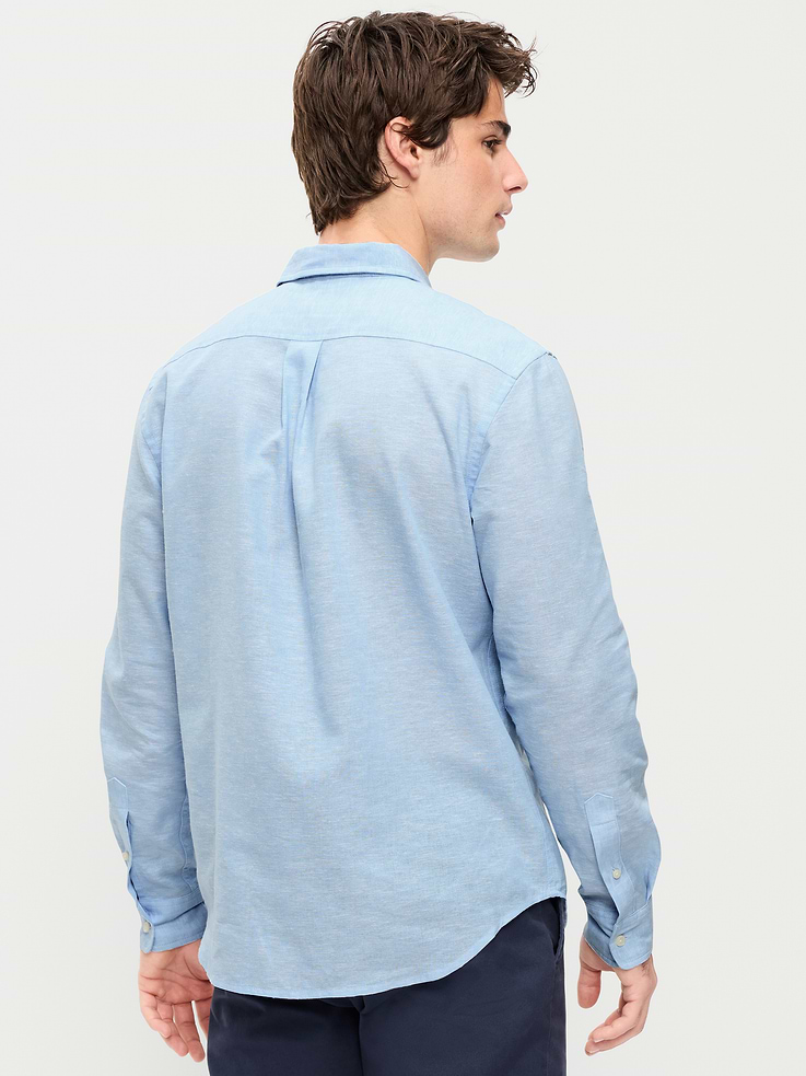 Image number 2 showing, Classic Fit Linen-Blend Shirt