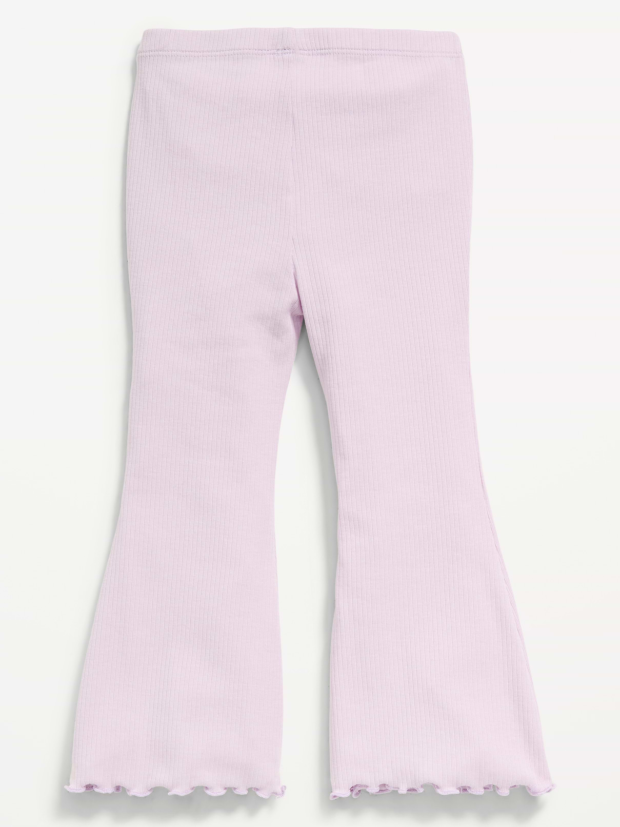 L'image numéro 2 présente Legging côtelé évasé pour toute-petite fille