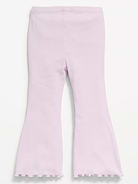 L'image numéro 2 présente Legging côtelé évasé pour toute-petite fille