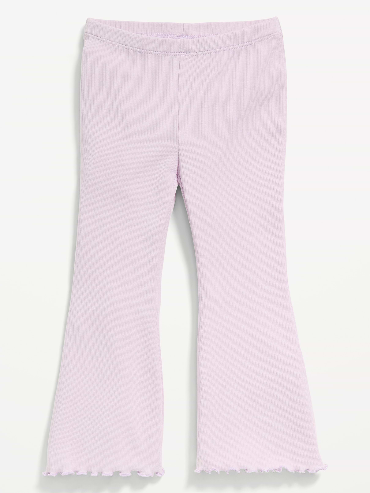 L'image numéro 1 présente Legging côtelé évasé pour toute-petite fille