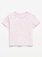 L'image numéro 1 présente T-shirt à manches courtes à motif pour toute-petite