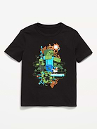 Image number 1 showing, Minecraft™ Gender-Neutral Graphic T-Shirt for Kids