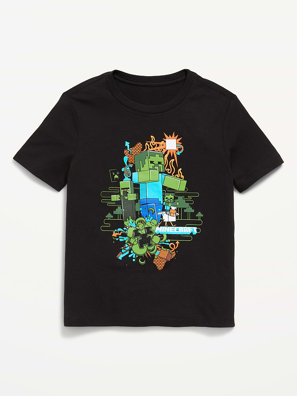 Minecraft™ Gender-Neutral Graphic T-Shirt for Kids