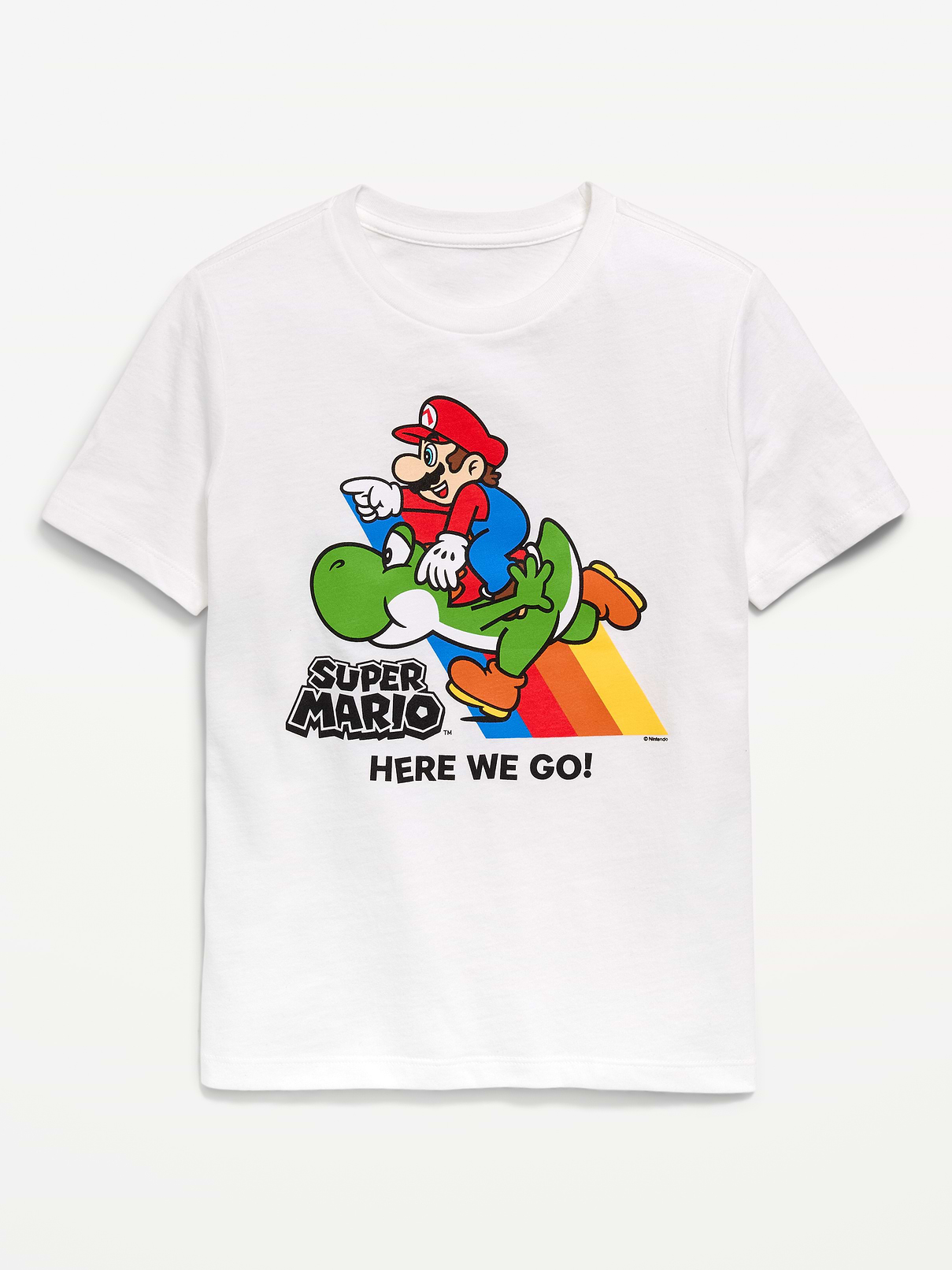 Image number 1 showing, Super Mario™ Gender-Neutral Graphic T-Shirt for Kids