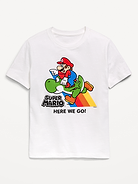 Image number 1 showing, Super Mario™ Gender-Neutral Graphic T-Shirt for Kids