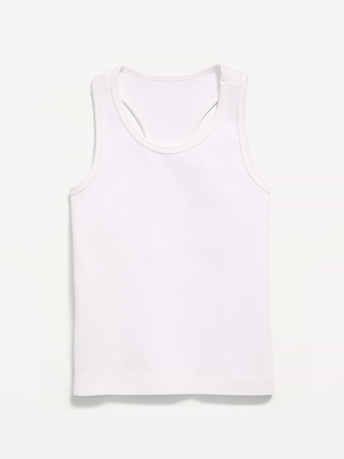 Image number 3 showing, Fitted Seamless Ribbed Racerback Performance Top for Girls