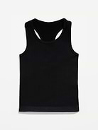 Image number 3 showing, Fitted Seamless Ribbed Racerback Performance Top for Girls