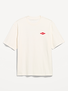 Image 1 of 2, rib-knit collar, short sleeves, graphic varies, Product #881006