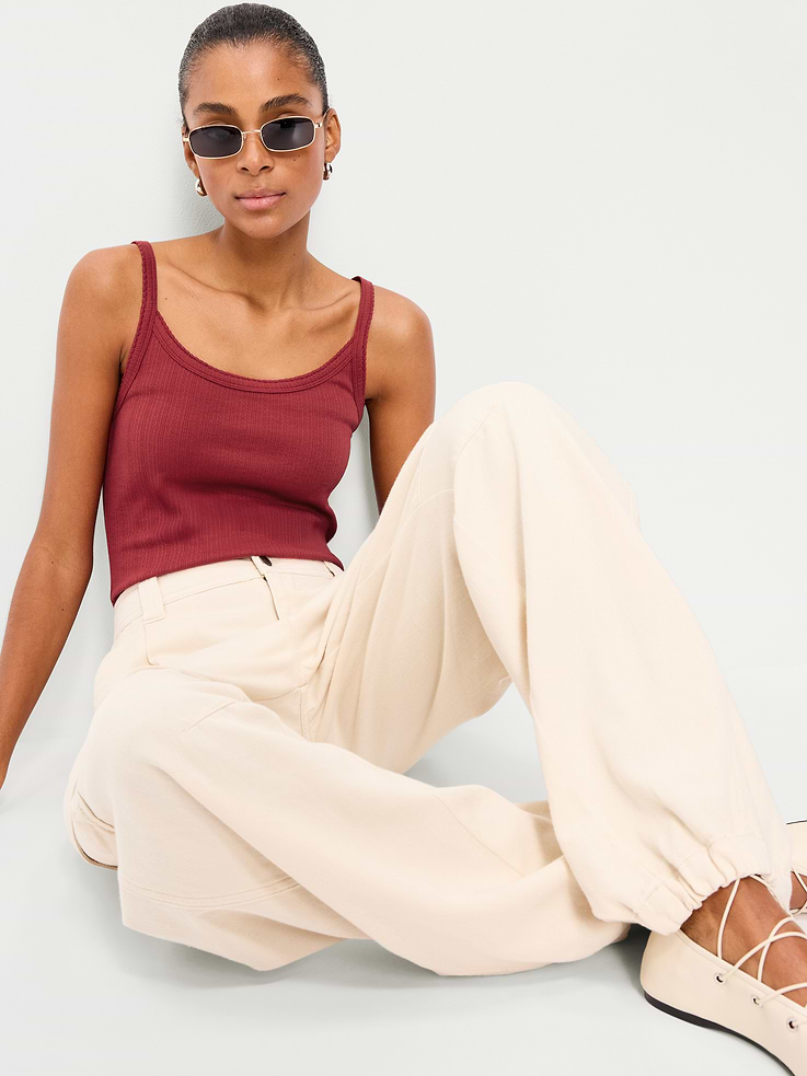 Image number 3 showing, Pointelle Cami Tank Top