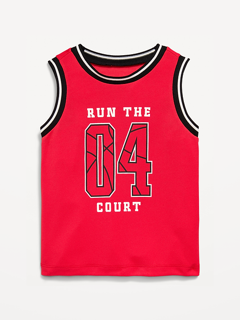Mesh Mesh Graphic Basketball Tank Top for Toddler Boys on clearance at Old Navy — 54% off