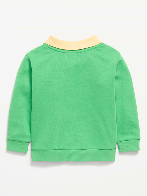 Oversized Collared Unisex Birthday Sweatshirt for Toddler