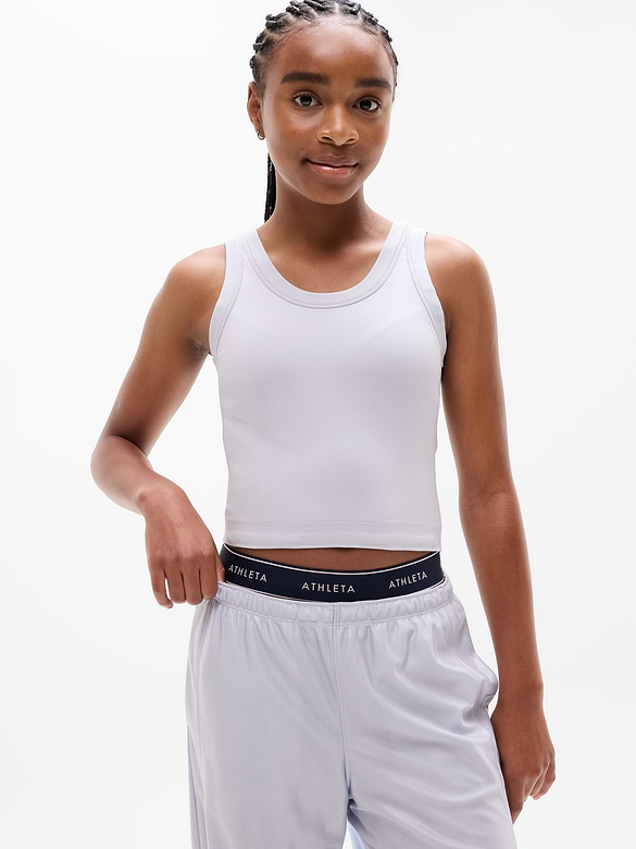 Athleta Girl Rise Above Rib Scoop Tank