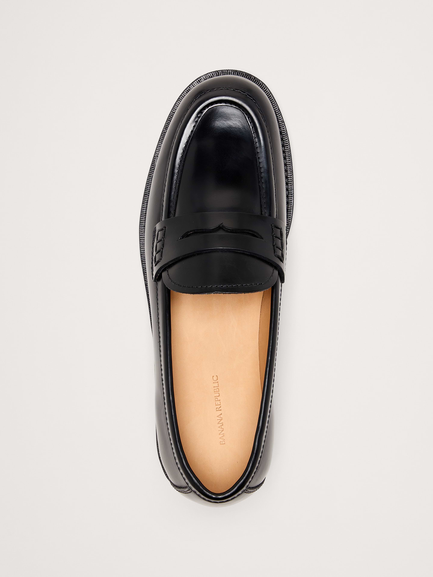 Image 5 of 6, Italian Leather Penny Loafer