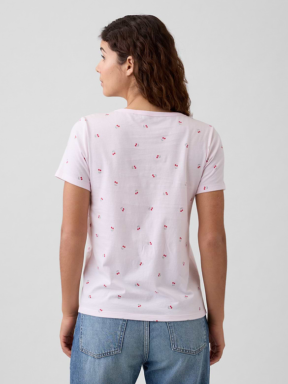 Favorite Print V-Neck T-Shirt