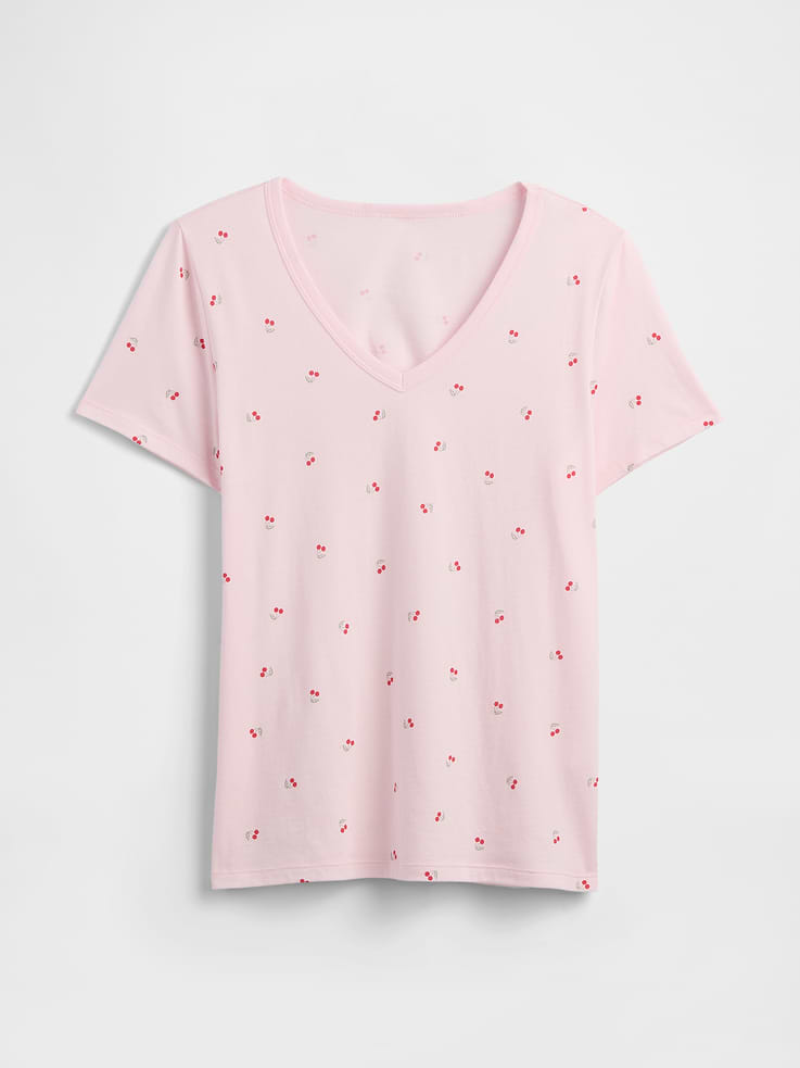 Image number 5 showing, Favorite Print V-Neck T-Shirt