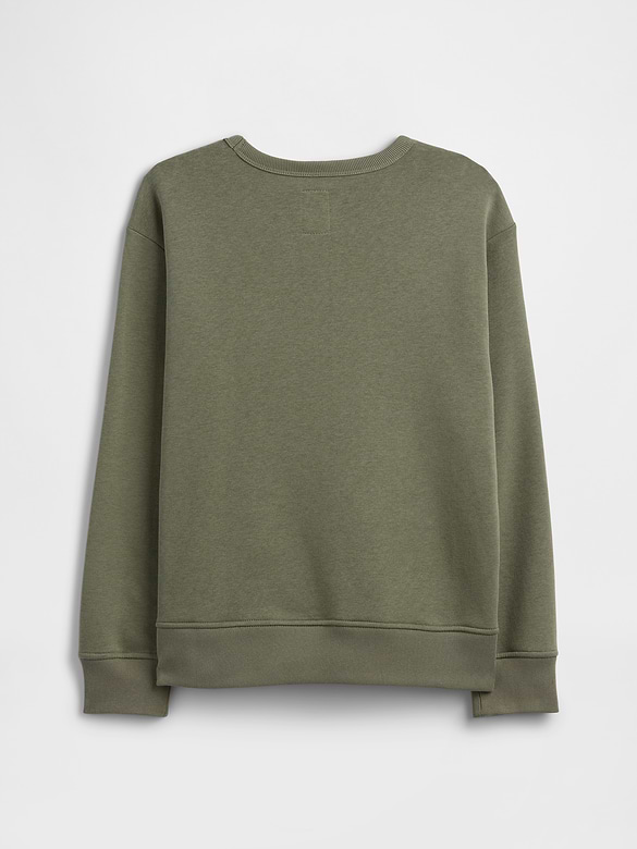 Kids Relaxed Crewneck Graphic Sweatshirt