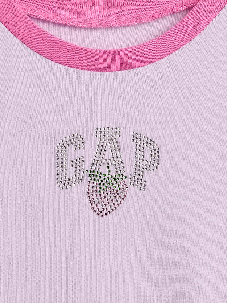 Image 3 of 3, Kids Ringer Graphic T-Shirt