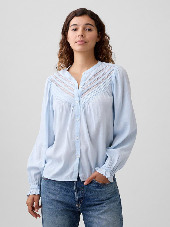 Relaxed Lace Top