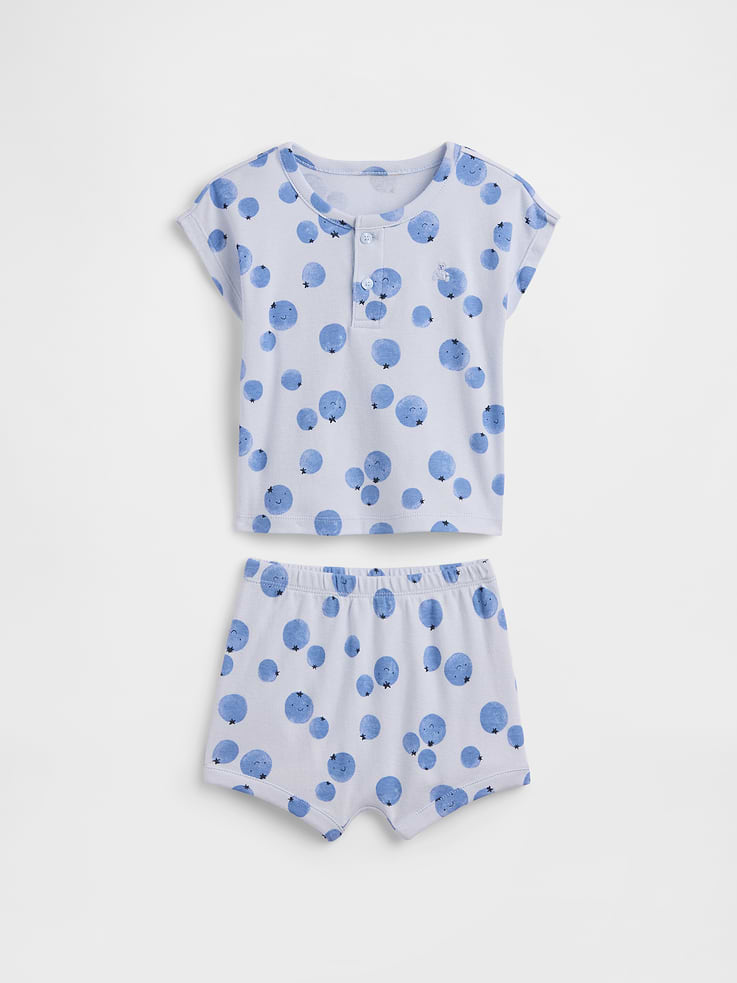 Image number 1 showing, Baby Two-Piece Graphic Outfit Set