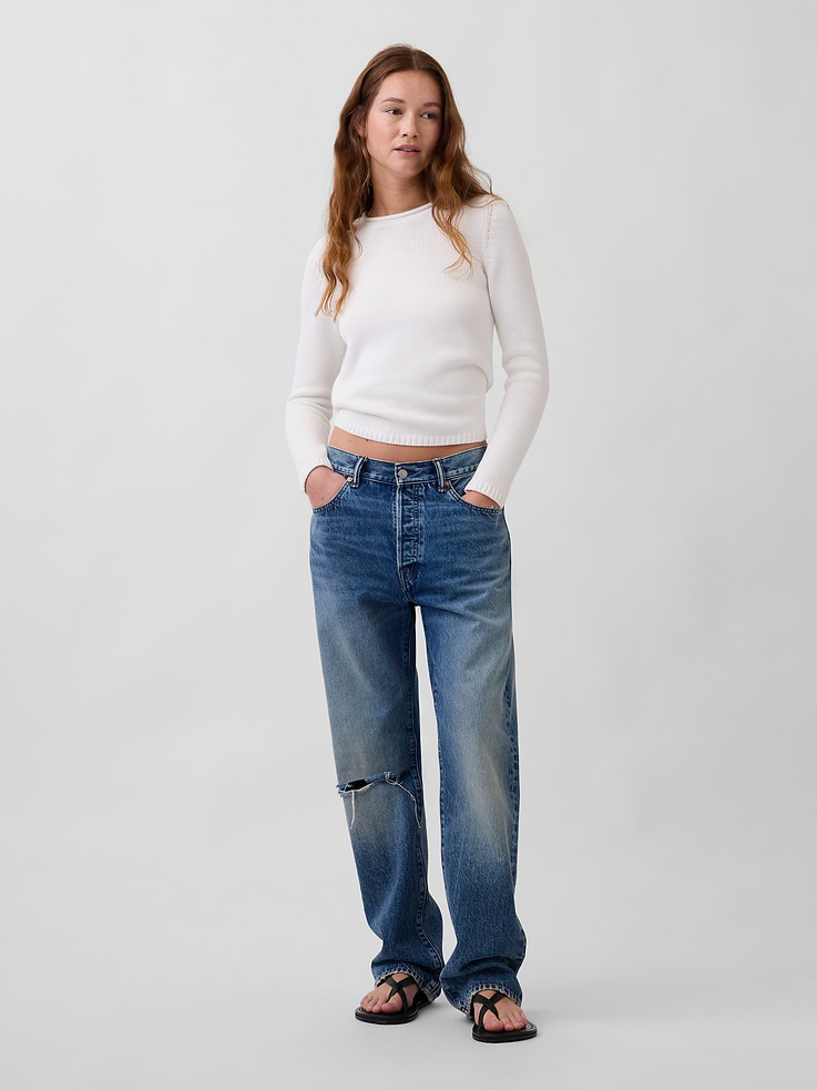 Image number 2 showing, 100% Cotton Rollneck Sweater