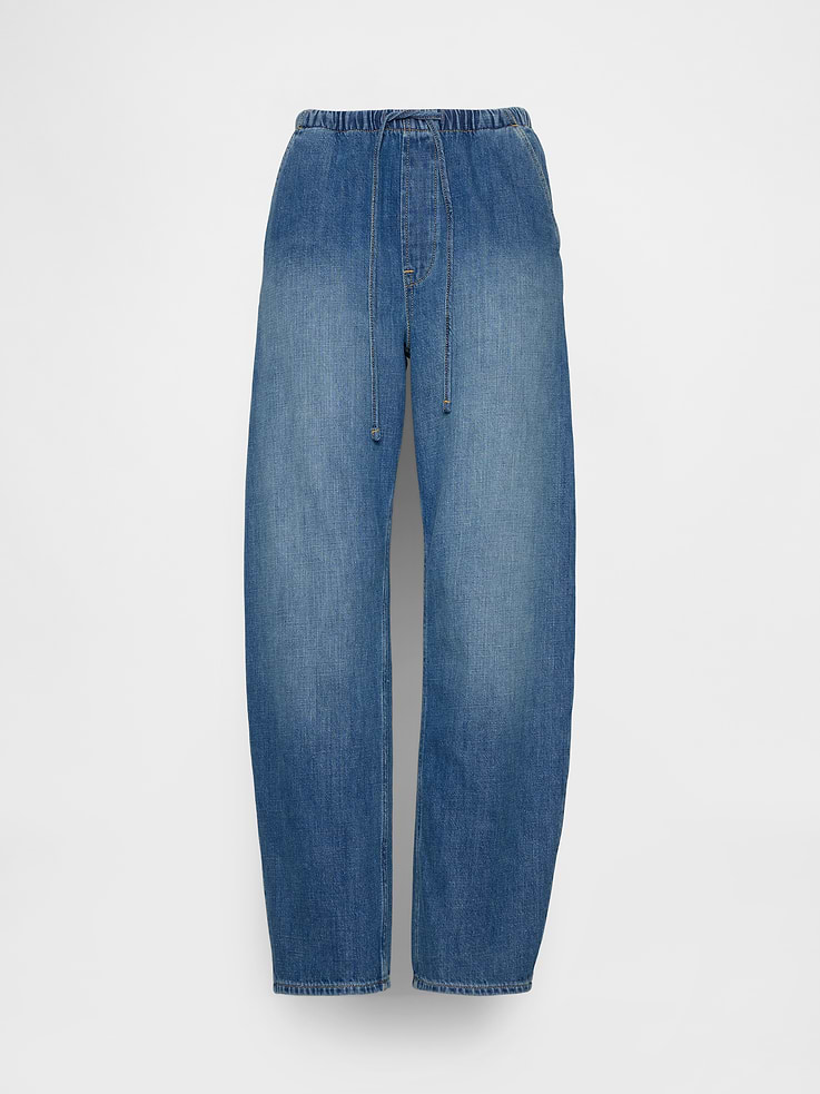 Image number 6 showing, High Rise Easy Barrel Jeans