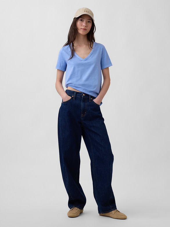 Organic Cotton VintageSoft V-Neck T-Shirt