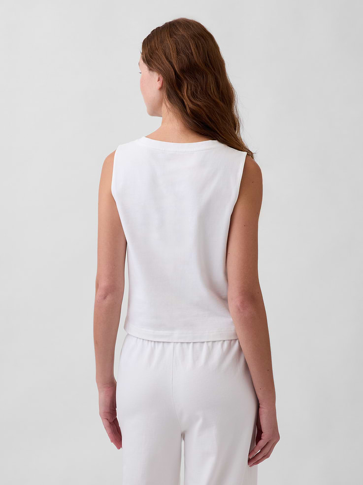 Image number 3 showing, Knit Crop Tank Top