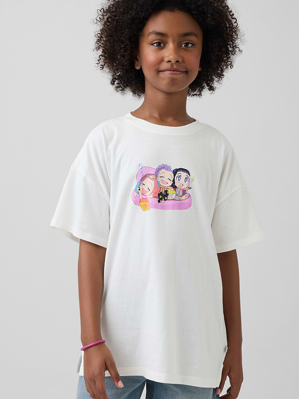 Kids KPop Demon Hunters Graphic Tunic T-Shirt