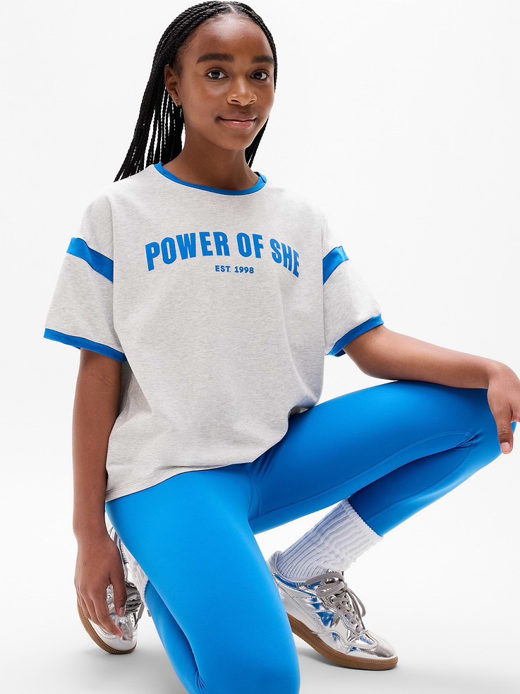 Image number 2 showing, Athleta Girl Right Moves Slouchy Tee