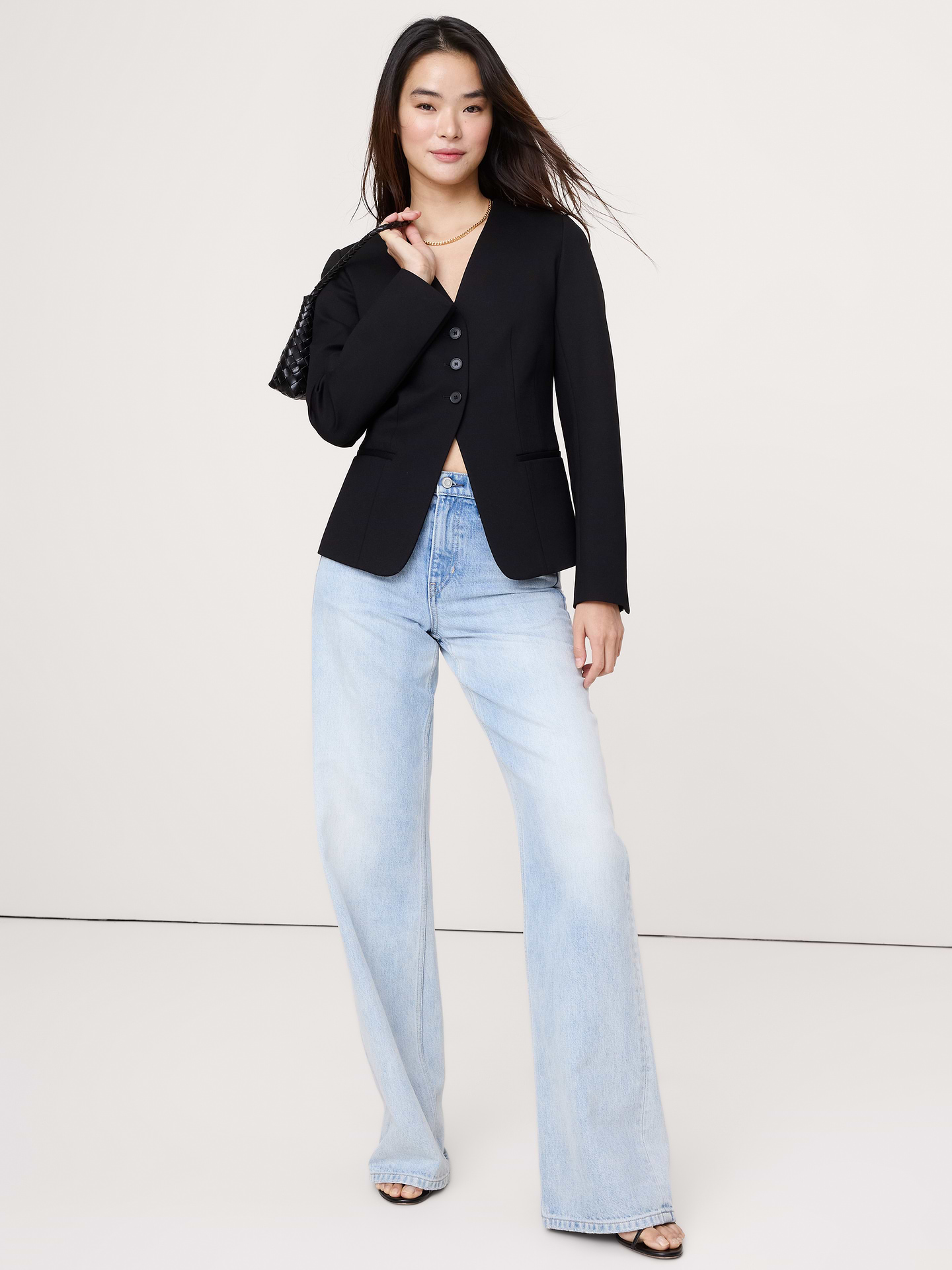 Image number 1 showing, Everywhere Ponte Blazer Top