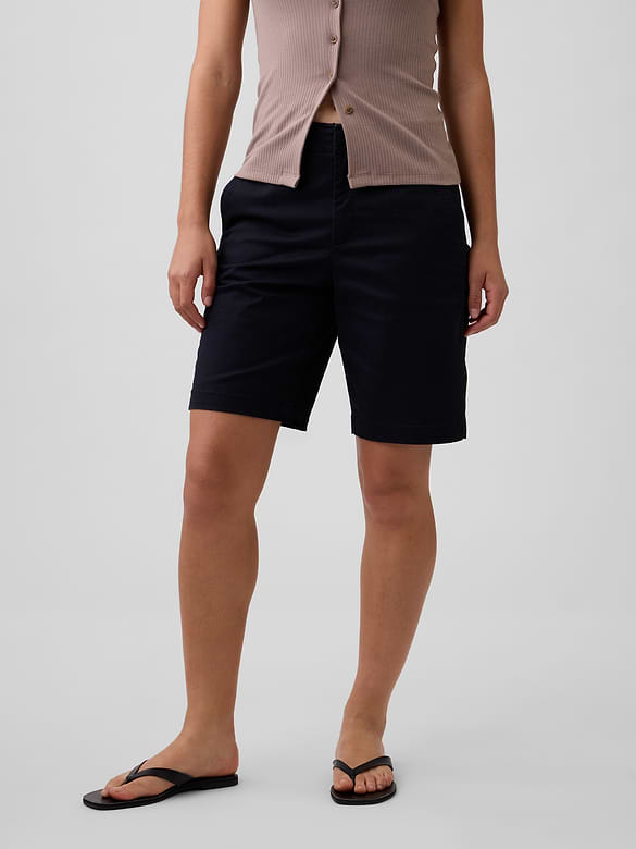 9" Downtown Bermuda Shorts