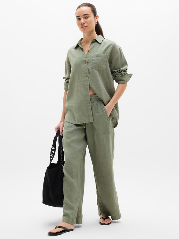 Retreat Linen Top