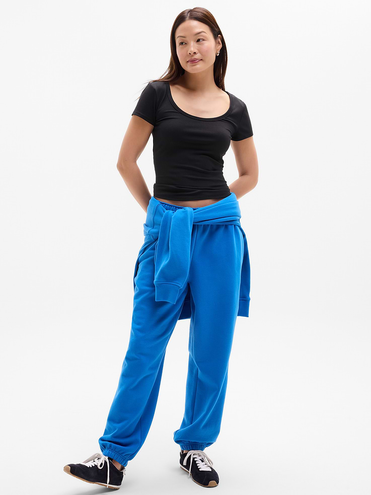 Image number 2 showing, Signature Rib Scoop Tee