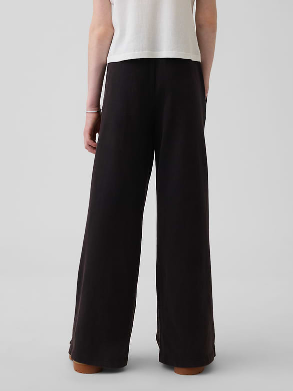Kids Heavyweight Wide-Leg Pants
